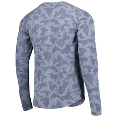 Seattle Seahawks MSX by Michael Strahan Performance Camo Long Sleeve T-Shirt - College Navy T-shirts