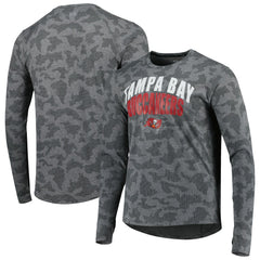 Tampa Bay Buccaneers MSX by Michael Strahan Performance Camo Long Sleeve T-Shirt - Gray T-shirts