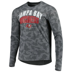 Tampa Bay Buccaneers MSX by Michael Strahan Performance Camo Long Sleeve T-Shirt - Gray T-shirts