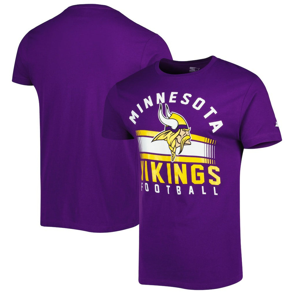 Minnesota Vikings Starter Prime Time T-Shirt - Purple T-shirts
