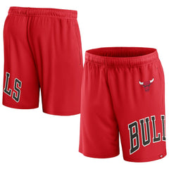 Chicago Bulls Free Throw Mesh Shorts Red - Fanatics