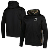 New York Yankees Dunbrooke Ranger Pullover Hoodie - Black/Camo Hoodies