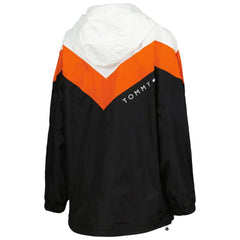 Philadelphia Flyers Tommy Hilfiger Women's Staci Half-Zip Windbreaker Jacket - Orange/Black | US 4897623
