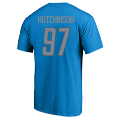 Aidan Hutchinson Detroit Lions Big & Tall Player Name & Number T-Shirt - Blue T-shirts