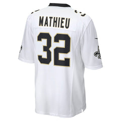 Tyrann Mathieu New Orleans Saints Game Jersey - White Jerseys