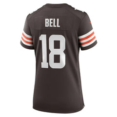 David Bell Cleveland Browns Women's Game Jersey - Brown Jerseys