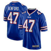 Christian Benford Buffalo Bills Game Jersey - Royal Jerseys