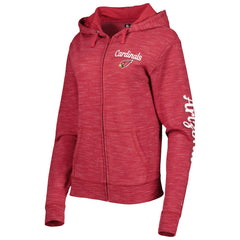 Arizona Cardinals New Era Women's Reverse Full-Zip Hoodie - Cardinal Hoodies