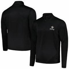 New Orleans Saints Dunbrooke All-Star Tech Quarter-Zip Top - Black Tops
