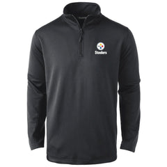 Pittsburgh Steelers Dunbrooke All-Star Tech Quarter-Zip Top - Black Tops