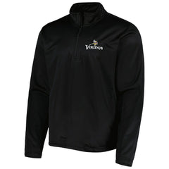 Minnesota Vikings Dunbrooke All-Star Tech Quarter-Zip Top - Black Tops