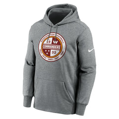 Washington Commanders Performance Pullover Hoodie - Heathered Gray Hoodies