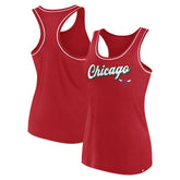 Chicago Bulls Women's Wordmark Logo Racerback Tank Top Red - Fanatics outlet