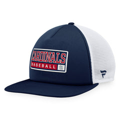 St. Louis Cardinals Majestic Foam Trucker Snapback Hat - Navy/White Hats