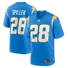 Isaiah Spiller Los Angeles Chargers Game Jersey - Powder Blue Jerseys