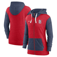 St. Louis Cardinals Nike Women's Full-Zip Hoodie - Red Hoodies