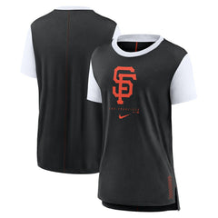 San Francisco Giants Nike Women's Local Touch Fashion Top - Black Tops