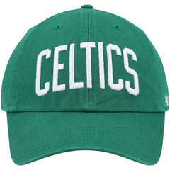 Boston Celtics '47 Clean Up Wordmark Adjustable Hat Kelly Green - 47 brand