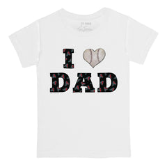 Arizona Diamondbacks Tiny Turnip Youth I Love Dad T-Shirt - White T-shirts