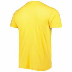 Justin Herbert Los Angeles Chargers Homage Unisex NFL Blitz Player Tri-Blend T-Shirt - Heather Gold T-shirts