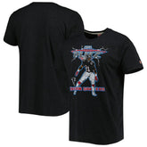 Deion Sanders Atlanta Falcons Homage Unisex NFL Blitz Retired Player Tri-Blend T-Shirt - Heathered Heather Black T-shirts