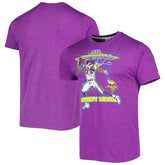 Randy Moss Minnesota Vikings Homage Unisex NFL Blitz Retired Player Tri-Blend T-Shirt - Heathered Purple T-shirts