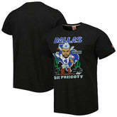 Dak Prescott Dallas Cowboys Homage Unisex Caricature Player Tri-Blend T-Shirt - Heather Black T-shirts