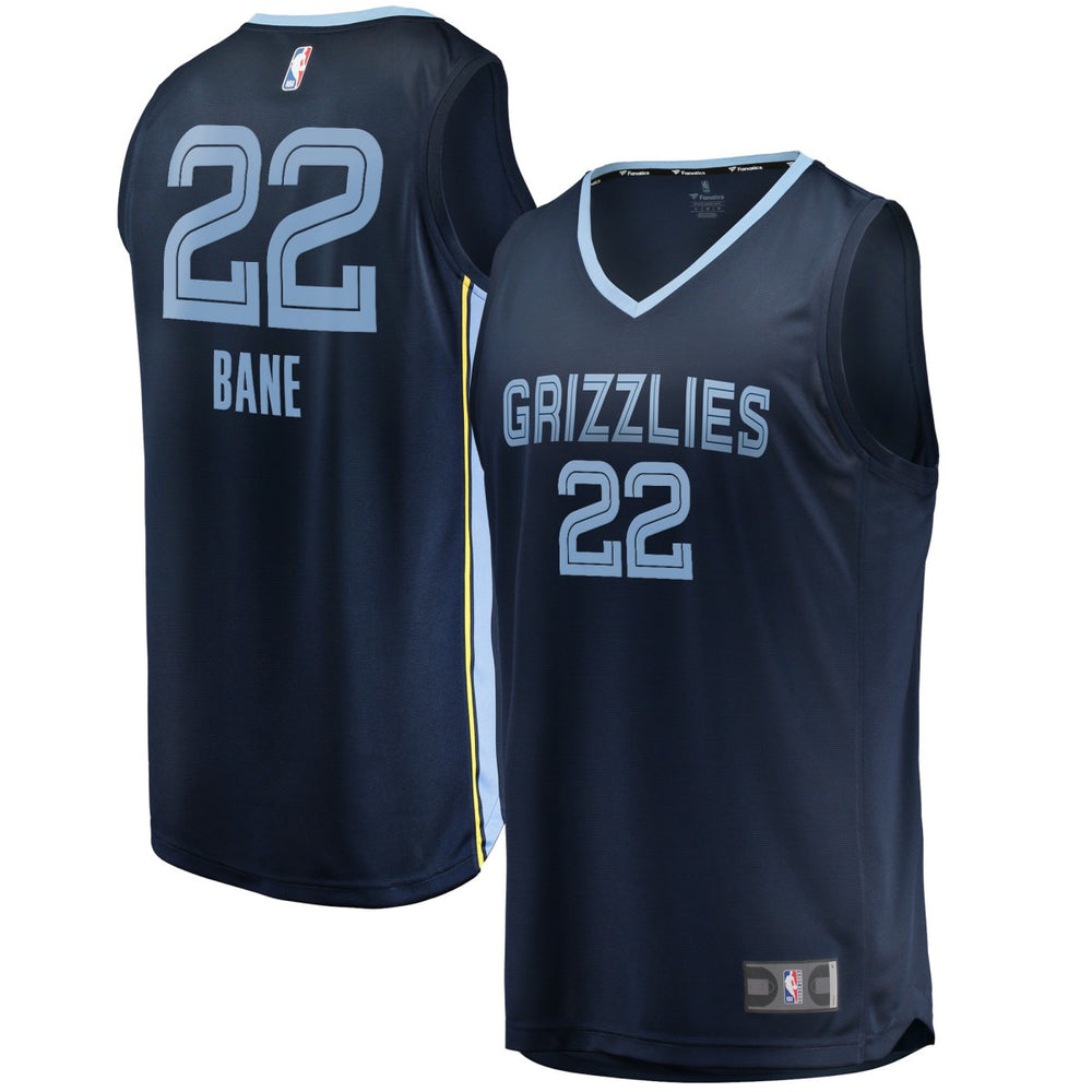 Desmond Bane Memphis Grizzlies Fast Break Replica Jersey Icon Edition Navy - Fanatics outlet