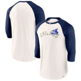 Chicago White Sox Fanatics Backdoor Slider Raglan 3/4-Sleeve T-Shirt - White/Navy T-shirts