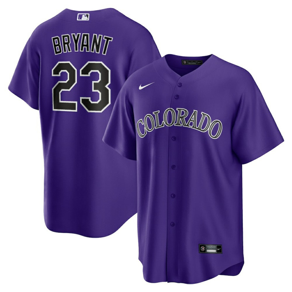 Kris Bryant Colorado Rockies Nike Alternate Replica Player Jersey - Purple Jerseys
