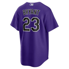 Kris Bryant Colorado Rockies Nike Alternate Replica Player Jersey - Purple Jerseys