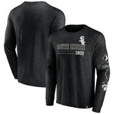 Chicago White Sox Fanatics High Whip Pitcher Long Sleeve T-Shirt - Black T-shirts