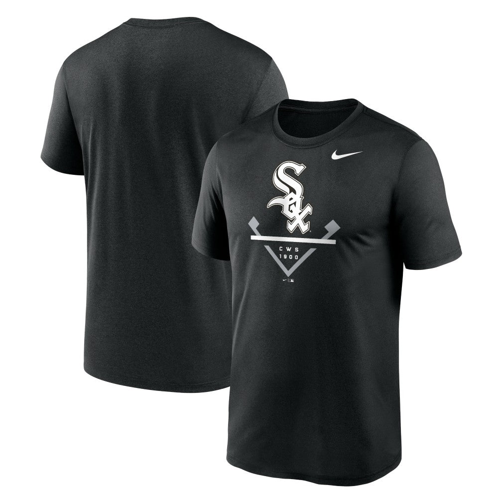 Chicago White Sox Nike Big & Tall Icon Legend Performance T-Shirt - Black T-shirts