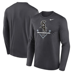Chicago White Sox Nike Icon Legend Performance Long Sleeve T-Shirt - Anthracite T-shirts
