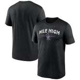 Colorado Rockies Nike Local Legend Practice Performace T-Shirt - Black T-shirts