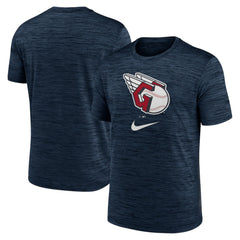 Cleveland Guardians Nike Logo Velocity Performance T-Shirt - Navy T-shirts