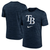 Tampa Bay Rays Nike Logo Velocity Performance T-Shirt - Navy T-shirts