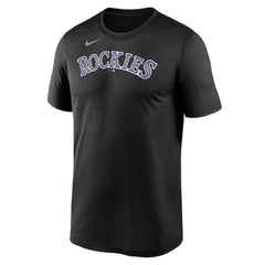 Colorado Rockies Nike New Legend Wordmark Dri-FIT T-Shirt - Black T-shirts