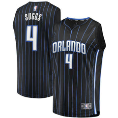 Jalen Suggs Orlando Magic Youth 2021/22 Fast Break Replica Jersey Icon Edition Black - Fanatics