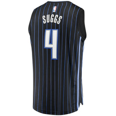 Jalen Suggs Orlando Magic Youth 2021/22 Fast Break Replica Jersey Icon Edition Black - Fanatics