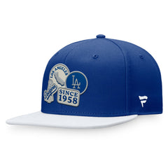 Los Angeles Dodgers Fanatics Heritage Patch Fitted Hat - Royal/White Hats