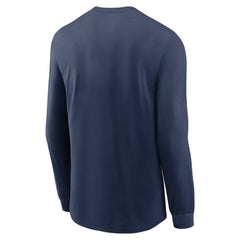 Minnesota Twins Nike Over Arch Performance Long Sleeve T-Shirt - Navy T-shirts