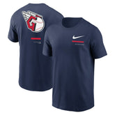 Cleveland Guardians Nike Over the Shoulder T-Shirt - Navy T-shirts