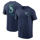 Seattle Mariners Nike Over the Shoulder T-Shirt - Navy T-shirts