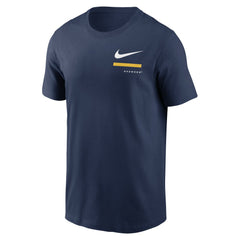 Milwaukee Brewers Nike Over the Shoulder T-Shirt - Navy T-shirts