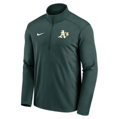Athletics Nike Agility Pacer Performance Half-Zip Top - Green Tops