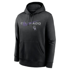 Colorado Rockies Nike Swoosh NeighborHOOD Pullover Hoodie - Black Hoodies