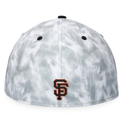 San Francisco Giants Fanatics Smoke Dye Fitted Hat - Black/White Hats