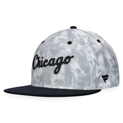 Chicago White Sox Fanatics Smoke Dye Fitted Hat - Black/White Hats