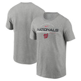 Washington Nationals Nike Team Engineered Performance T-Shirt - Heather Gray T-shirts